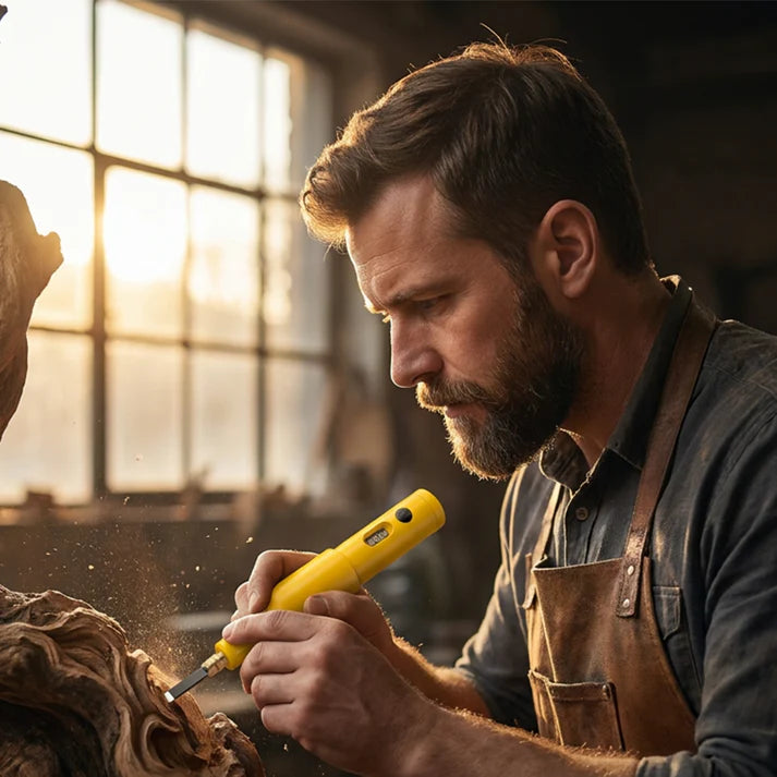 🔧✨ All-in-One Electric Carving Tool Set– perfect for wood, linoleum & DIY projects. 🔥🎨