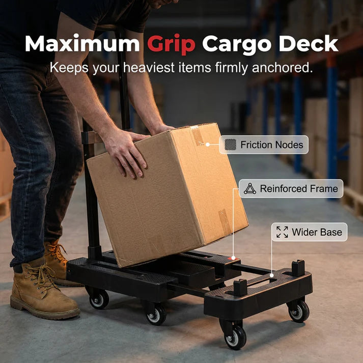 🛒 Heavy-Duty Folding Cart | Lightweight at 3.1 kg with High Load Capacity