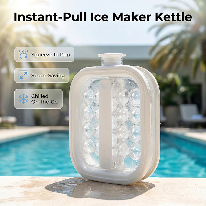 💦Portable Silicone Ice Ball Maker Kettle🧊
