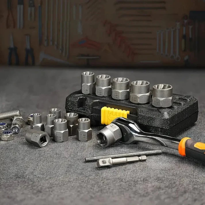 ⏰Damaged Screw and Bolt Extractor Set