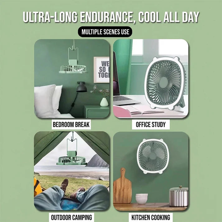 3-in-1 Air Circulator Fan with LED Light