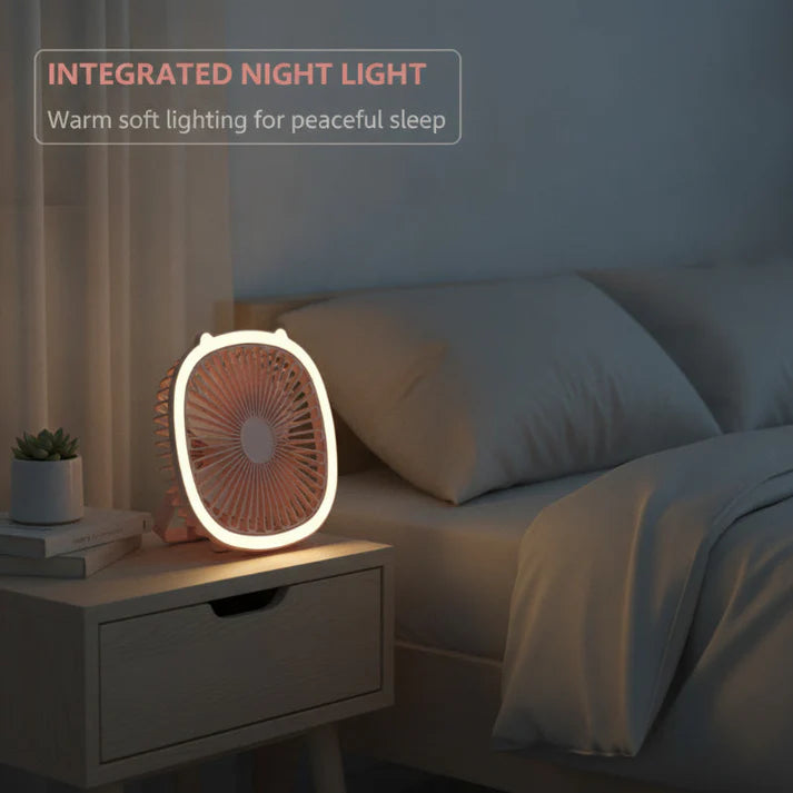 3-in-1 Air Circulator Fan with LED Light